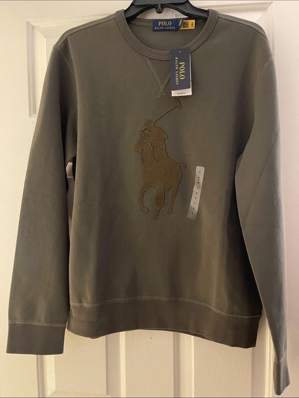 Polo by Ralph Lauren Men’s Olive Crewneck Sweatshirt size M